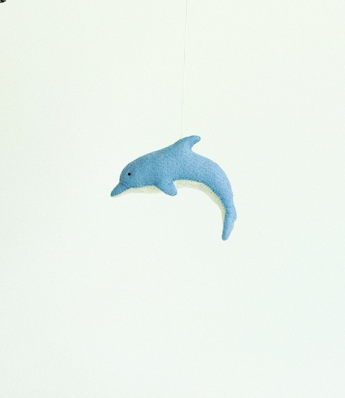 Dolphin Felt Ornament | Handmade Felt Toy | Ocean Animal Decor - WoollyFox